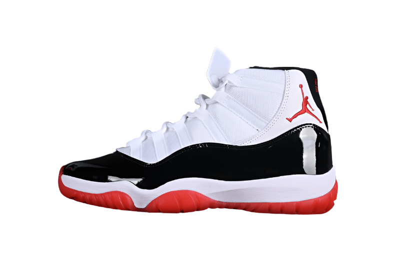AIR JORDAN 11 RETRO NOIR/BLANC/ROUGE