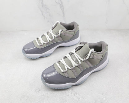 AIR JORDAN 11 RETRO LOW BG GRIS MOYEN/BLANC-GUNSMOKE
