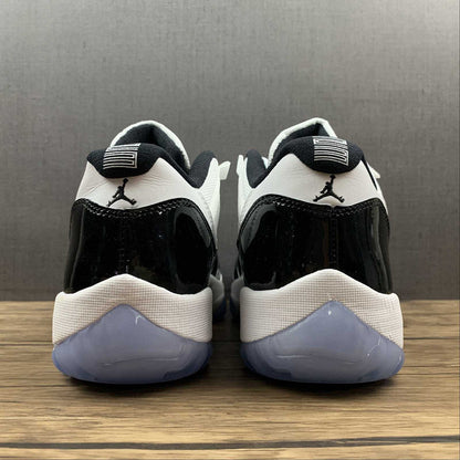 AIR JORDAN 11 RETRO LOW CONCORD BLANC/NOIR