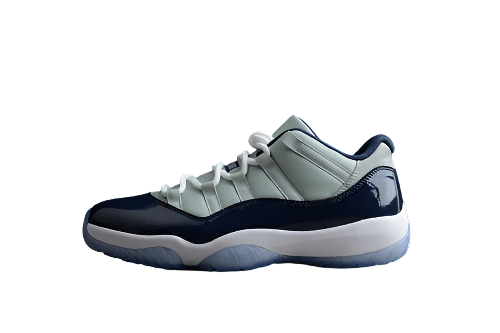 AIR JORDAN 11 RETRO LOW GEORGETOWN GREY MIST/BLANC-MARINE MINUIT