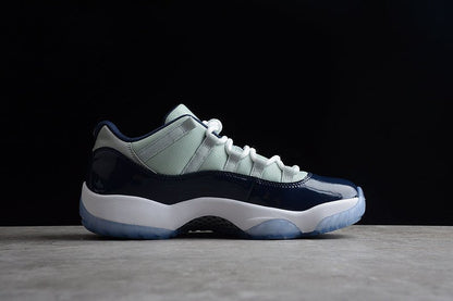 AIR JORDAN 11 RETRO LOW GEORGETOWN GREY MIST/BLANC-MARINE MINUIT