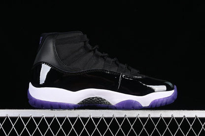 AIR JORDAN 11 RETRO BLANC/NOIR/VIOLET
