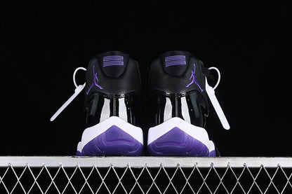 AIR JORDAN 11 RETRO BLANC/NOIR/VIOLET