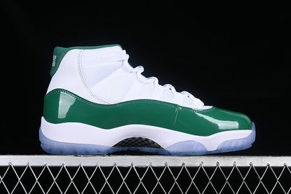 AIR JORDAN 11 RETRO BLANC/VERT