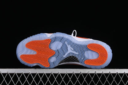 AIR JORDAN 11 RETRO BLANC/ORANGE