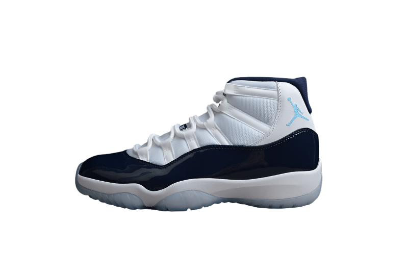 AIR JORDAN 11 RETRO WIN LIKE 82 BLANC/BLEU MARINE NOCTURNE-BLEU UNIVERSITÉ