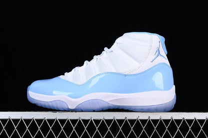 AIR JORDAN 11 UNC AJ11 BLANC/BLEU