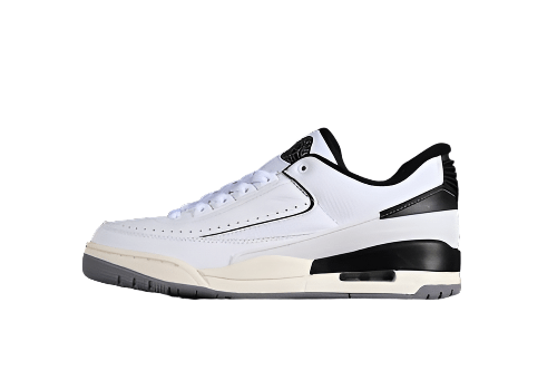 AIR JORDAN 2/3 RETRO BLANC/NOIR/VOILE/GRIS CIMENT 