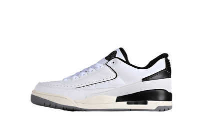 AIR JORDAN 2/3 RETRO BLANC/NOIR/VOILE/GRIS CIMENT 