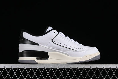 AIR JORDAN 2/3 RETRO BLANC/NOIR/VOILE/GRIS CIMENT 