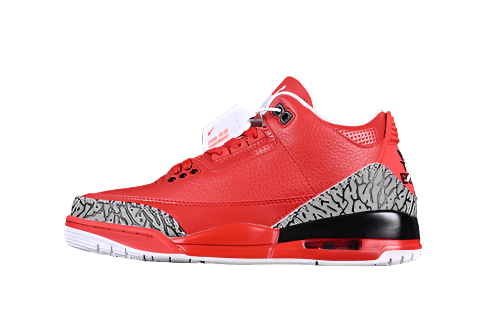 AIR JORDAN 3 NOIR/ROUGE/GRIS