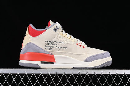 AIR JORDAN 3 CO-BRANDING GRIS/ORANGE/JAUNE