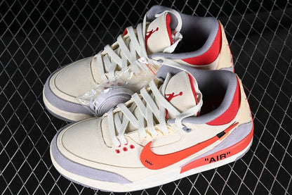 AIR JORDAN 3 CO-BRANDING GRIS/ORANGE/JAUNE