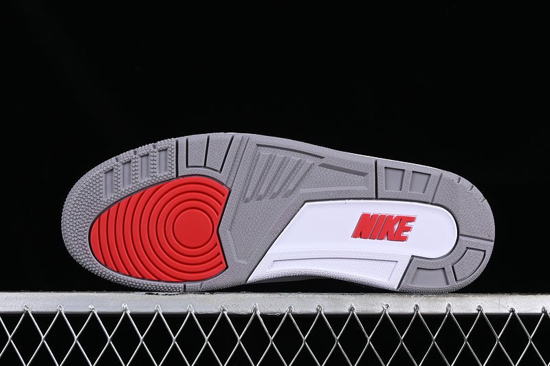 AIR JORDAN 3 RETRO BLACK CEMENT 2018 BLANC/NOIR/GRIS 