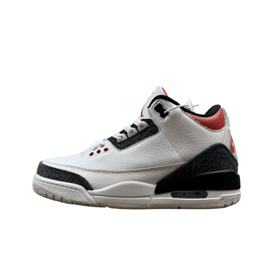 AIR JORDAN 3 RETRO DENIM SE ROUGE FEU BLANC/ROUGE FEU/NOIR 