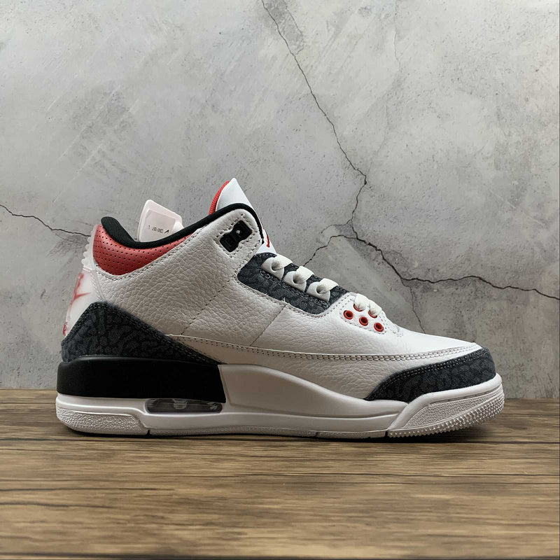 AIR JORDAN 3 RETRO DENIM SE ROUGE FEU BLANC/ROUGE FEU/NOIR 