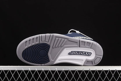 AIR JORDAN 3 RETRO GEORGETOWN MIDNIGHT NAVY/CEMENT GREY/BLANC