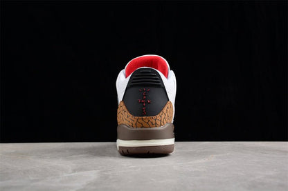 AIR JORDAN 3 RETRO HIGH OG AJ3 BLANC/MARRON/NOIR