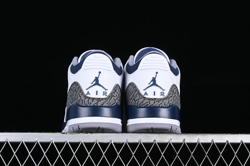AIR JORDAN 3 RETRO MIDNIGHT NAVY BLANC/NOIR/GRIS/BLEU