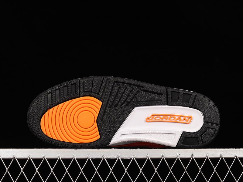 AIR JORDAN 3 RETRO ORANGE/BLANC/NOIR
