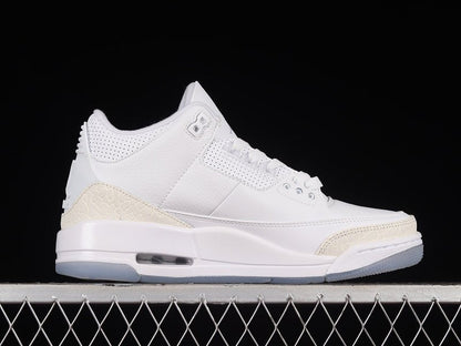 AIR JORDAN 3 RETRO PURE MONEY BLANC/BLANC-BLANC