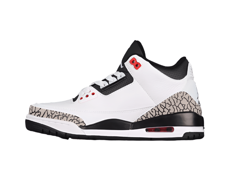 AIR JORDAN 3 RETRO BLANC/NOIR-GRIS CMNT-INFRRD 23