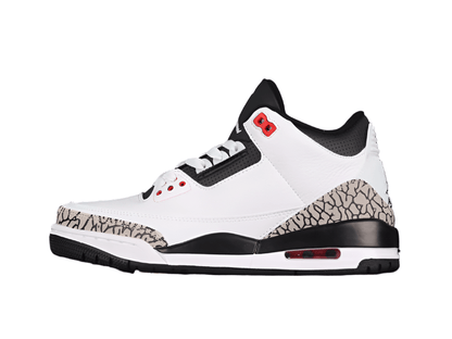 AIR JORDAN 3 RETRO BLANC/NOIR-GRIS CMNT-INFRRD 23