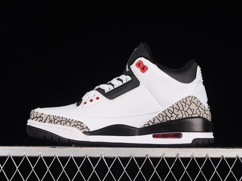 AIR JORDAN 3 RETRO BLANC/NOIR-GRIS CMNT-INFRRD 23