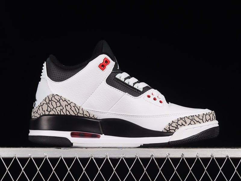 AIR JORDAN 3 RETRO BLANC/NOIR-GRIS CMNT-INFRRD 23