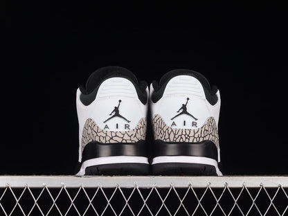 AIR JORDAN 3 RETRO BLANC/NOIR-GRIS CMNT-INFRRD 23