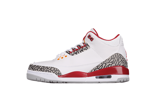 AIR JORDAN 3 RETRO BLANC/CURRY CLAIR/ROUGE CARDINAL/GRIS CIMENT