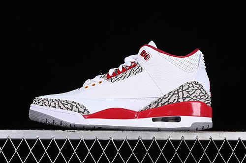 AIR JORDAN 3 SE DENIM BLANC/GRIS/ROUGE