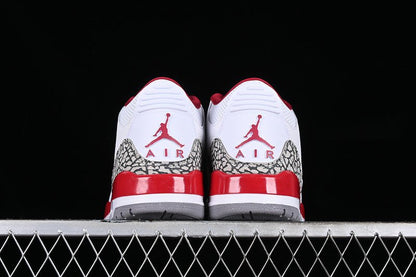 AIR JORDAN 3 SE DENIM BLANC/GRIS/ROUGE
