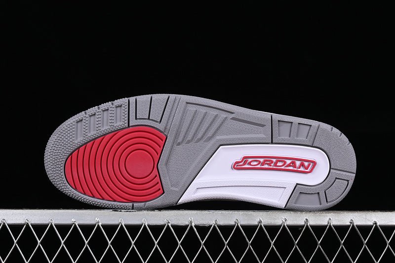 AIR JORDAN 3 SE DENIM BLANC/GRIS/ROUGE