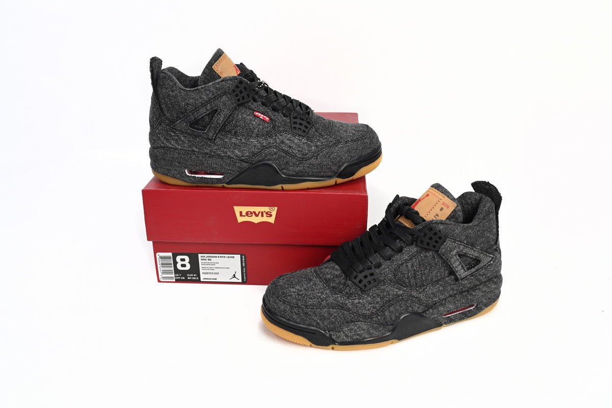 Air Jordan 4 Levi's Noir