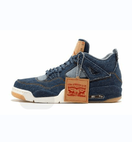 Air Jordan 4 Levi's Bleu