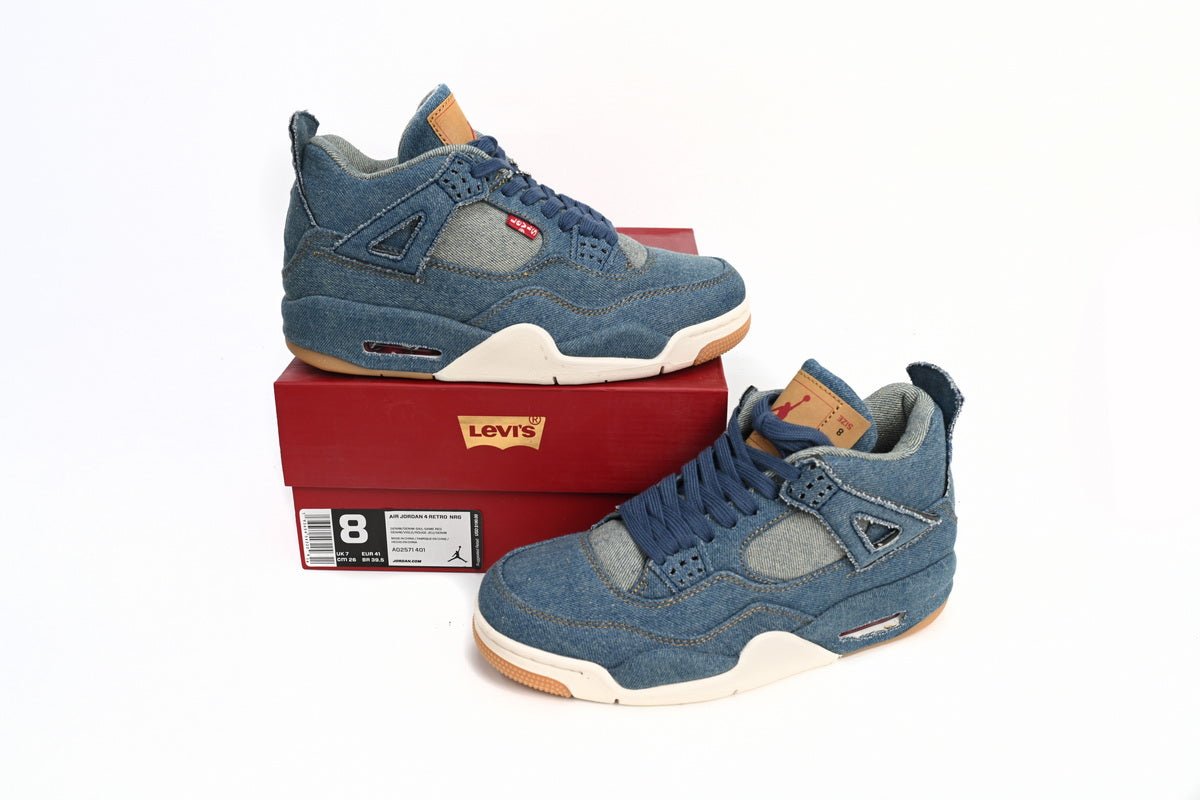 Air Jordan 4 Levi's Bleu