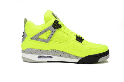 Air Jordan 4 Plush Jaune Fluorescent