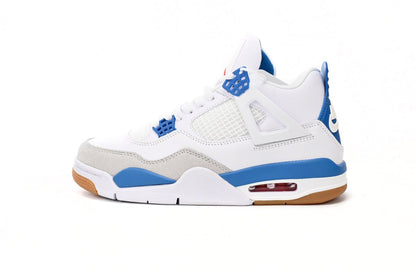 Air Jordan 4 Blanc Bleu