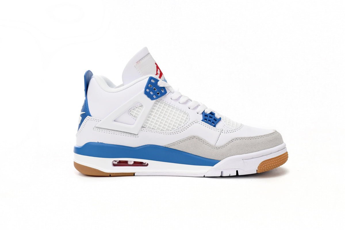 Air Jordan 4 Blanc Bleu
