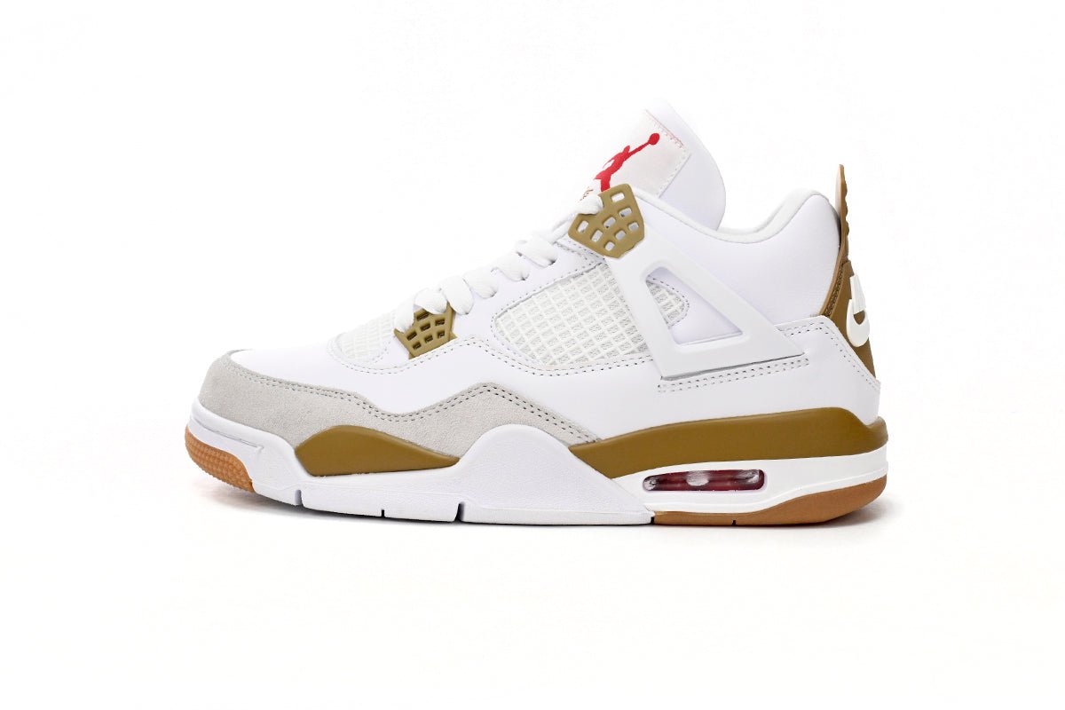 Air Jordan 4 Blanc Marron