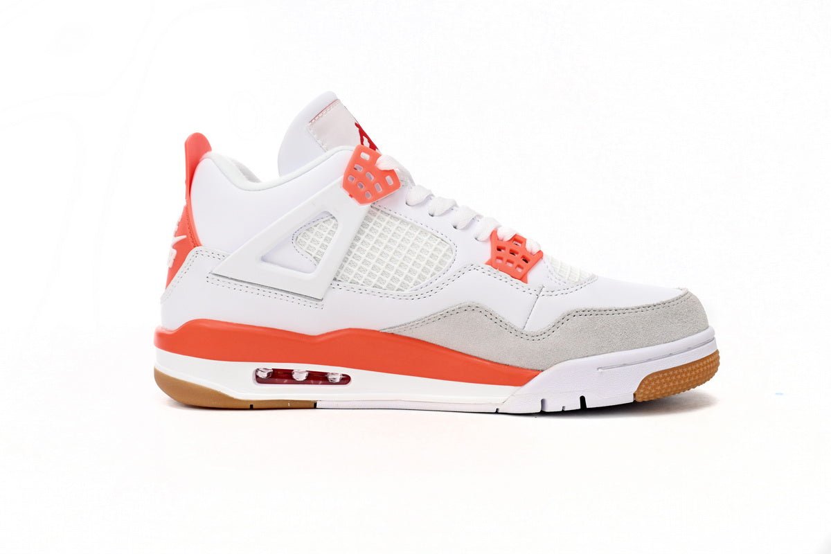 Air Jordan 4 Blanc Orange