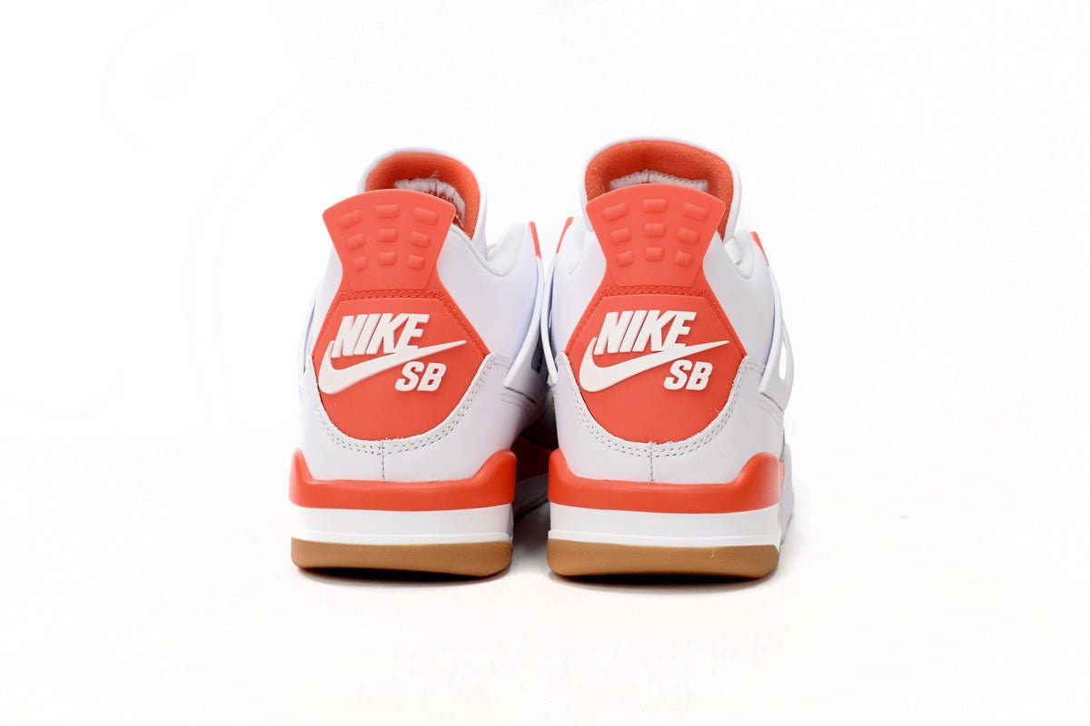 Air Jordan 4 Blanc Orange