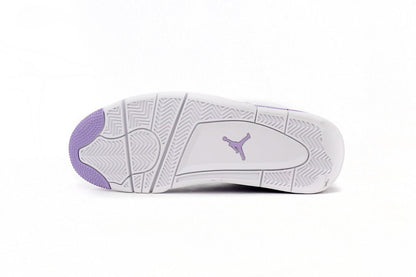 Air Jordan 4 Blanc Violet