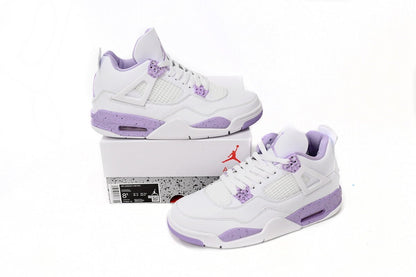 Air Jordan 4 Blanc Violet