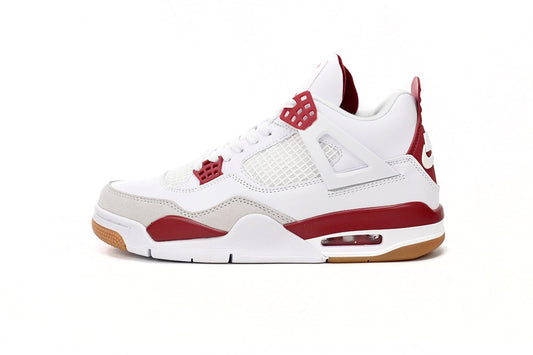 Air Jordan 4 Blanc Rouge