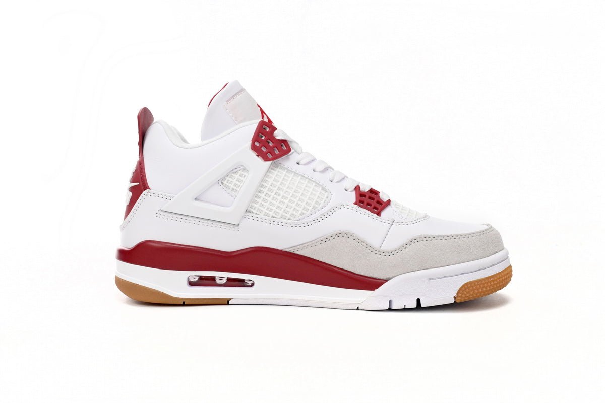 Air Jordan 4 Blanc Rouge