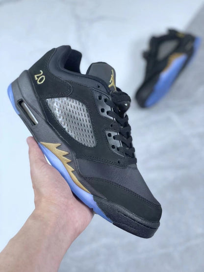 Air Jordan 5 Low "Noir Métallisé" 
