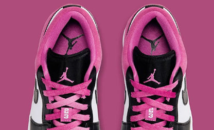 JORDAN 1 LOW x BLACK ACTIVE FUCHSIA 