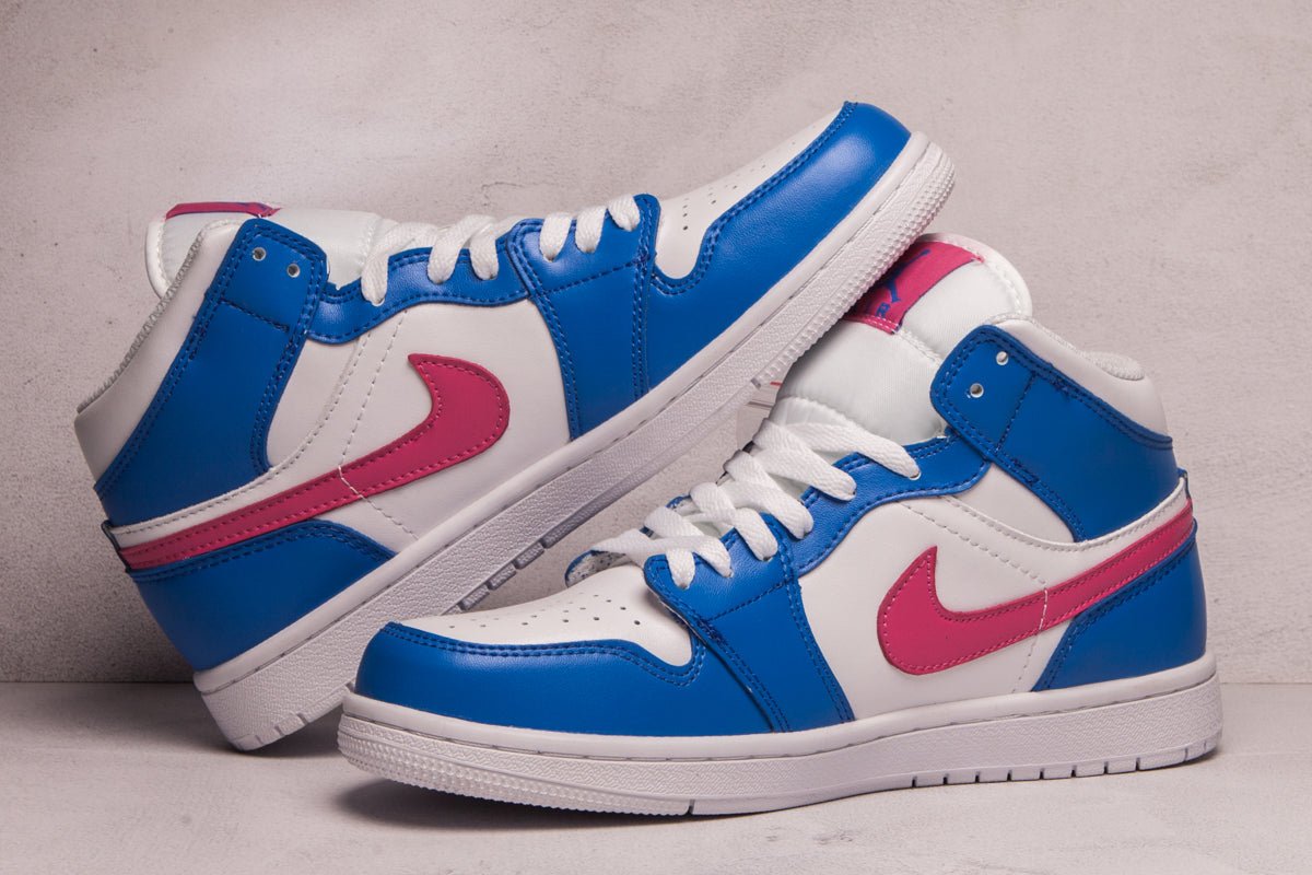 JORDAN 1 MID x HYPER ROYAL HYPER VIOLET 